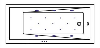 Гидромассажная ванна Whitecross Wave 0101.180080.100.RELAX.CR 180x80см Relax хром